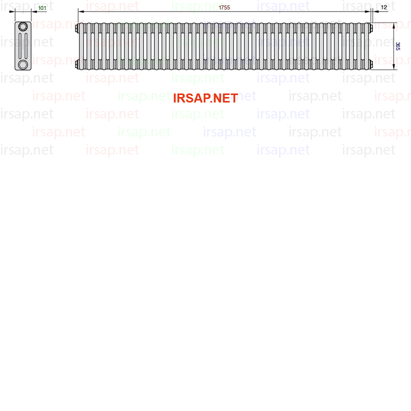 Радиатор IRSAP Tesi 30365/39 T23 CL 01